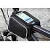 Roswheel 12813 Cycling Bicycle Front Top Tube Frame Bag 1.8L Capacity with Dual Pouches Mobile Phone Pocket