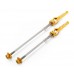 GUB QR - 115T 2pcs Bicycle Quick Release Skewer Set for Mountain Bike