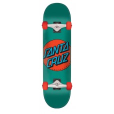 8.25in x 31.8in Classic Dot Santa Cruz Skateboard Complete