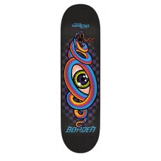 8.6in x 32.3in Borden Hypnotize Pro Santa Cruz Skateboard Deck