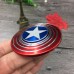 NEW Hot Alloy Avengers' Iron Man & Captain America Spinner Fidget
