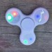 New EDC Tri Fidget Hand Spinner Plastic LED Flash Light